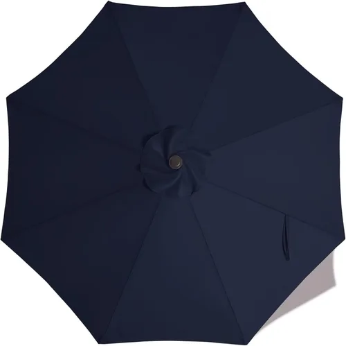 ABCCANOPY - Sombrilla de repuesto para exteriores de 9 pies, estilo superior, con 8 varillas (Azul marino)