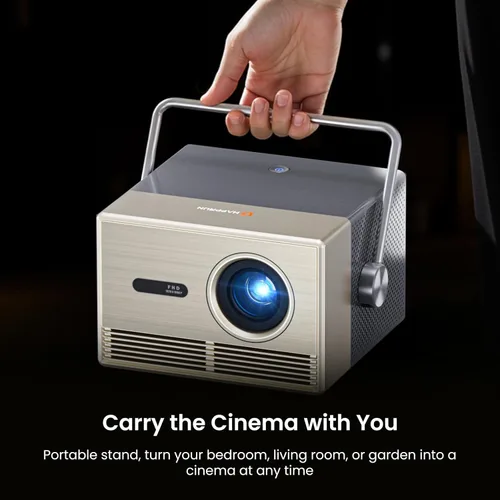 Miniatura 8 de Proyector para exteriores de Google TV con licencia oficial de 2000 ANSI 4K Full HD, proyector inteligente con WiFi y Bluetooth
