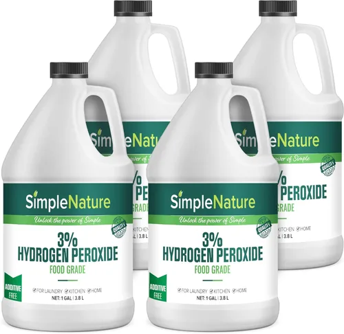 Miniatura 6 de SimpleNature 12% de peróxido de hidrógeno de grado alimenticio (16 onzas líquidas), limpiador natural multiusos, fabricado en Estados Unidos, ideal
