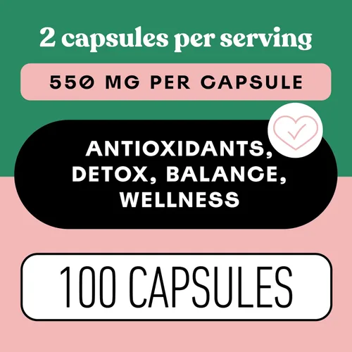 Miniatura 5 de Complete Natural Products Cápsulas de hibisco orgánico, 550 mg, 100 unidades, a base de plantas, polvo de flores orgánicas para apoyo antioxidante