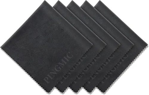 Miniatura 7 de PINGMIC 12"x12" Gun Cleaning Cloth, Microsuede Cloth - Professiona - Polishing - Reusable Gun Cleaning Supplies Gris