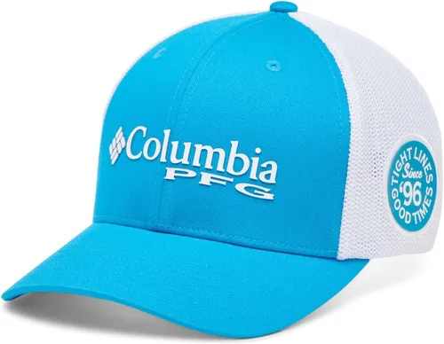 Miniatura 444 de Columbia - Gorra de malla con bandera con árboles unisex para adultos, corona alta