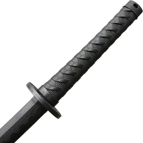 Miniatura 5 de con funda de espada Katana, aproximadamente 41 pulgadas, hoja de polipropileno de alta dureza para realizar accesorios de cosplay Aikido