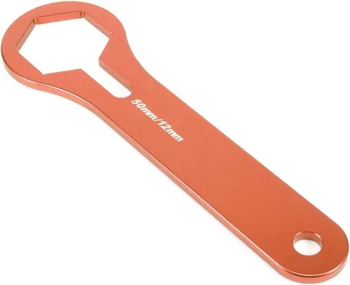 Miniatura 9 de Llave de horquilla para suspensión de motocicleta, 1.969 in, aleación de aluminio, naranja, apta para 125 150 250 350 450 550 SX XCWP
