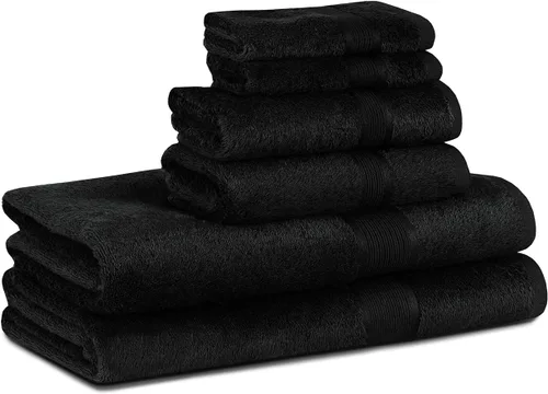 Miniatura 6 de Boston Linen Co. - Juego de 6 toallas de baño, 2 toallas de mano, 2 toallas de baño y 2 toallas faciales, 100% algodón de calidad hotelera, suave