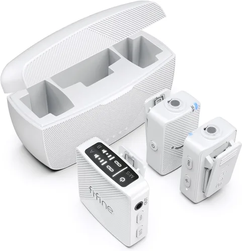 Miniatura 10 de FIFINE Micrófono Lavalier Inalámbrico para iPhone/Android/Cámara, Sistema de Micrófono de Solapa Inalámbrico de 2 Unidades para Grabación de Vlog