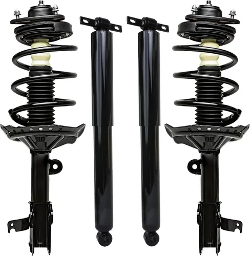 Miniatura 83 de Detroit Axle - Puntales y Amortiguadores para Chevy Traverse Buick Enclave GMC Acadia Saturn Outlook 2007-2012, 2 puntales delanteros con resorte