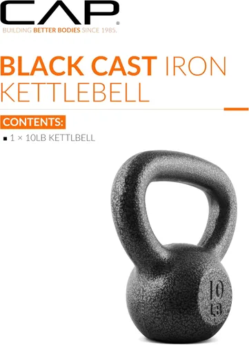 Miniatura 2 de CAP Barbell Cast Iron Kettlebell - Singles and Sets, Multiple Weight Choices