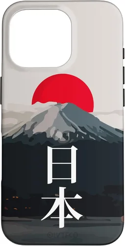 Miniatura 20 de Funda para iPhone 13 Pro Max Mt Fuji (Fujisan), Rising Sun y Kanji japonés