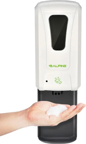 Miniatura 7 de Alpine Dispensador automático de desinfectante de manos, dispensador de jabón sin contacto para restaurante, hospital, escuela, hotel, cocina