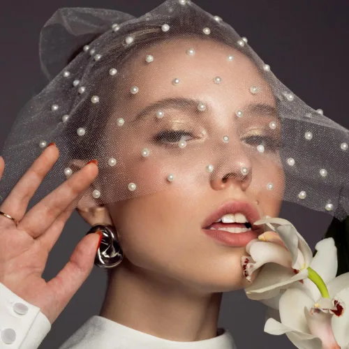Miniatura 2 de 1450 calcomanías autoadhesivas de diamantes de imitación para maquillaje, gemas de cara y ojos, perlas blancas, calcomanías para la cara