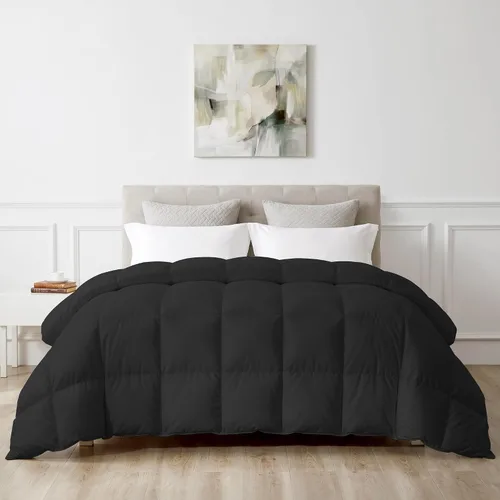 Miniatura 10 de Puredown® Edredón de plumas de ganso y fibra de plumón, inserto de edredón ligero de calidez media, ropa de cama de hotel de lujo colección Cloud