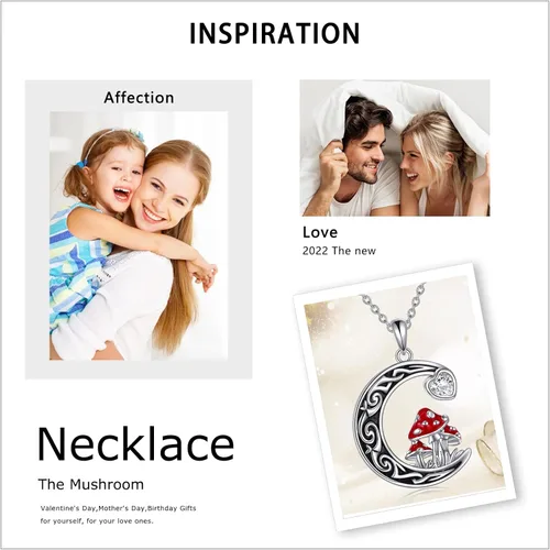 Miniatura 6 de POPLYKE Collar de zorrolibélulagato para mujer, plata de ley, lindo colgante de zorro con cristales circulares, regalos de joyería de zorro, regalos