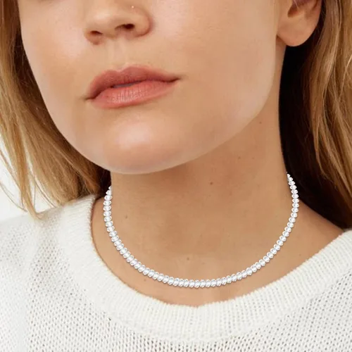 Miniatura 2 de YANCHUN - Collar con estilo de gargantilla de estrella dorada para mujer, collar de capa delicada para adolescentes y niñas, regalo ideal
