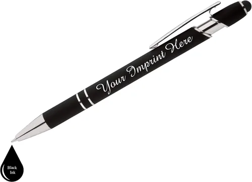 Miniatura 3 de ExpressDesigns™ - Juego de regalo de bolígrafos personalizados - Paquete de 2 bolígrafos de metal suave al tacto con caja de regalo - Bolígrafo
