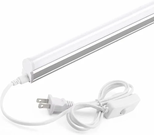 Miniatura 10 de Barrina Luz LED para tienda de 4 pies, 2200 lm, 4000 K blanco frío, accesorio LED T5, luces de tienda enlazables, luz de techo y debajo