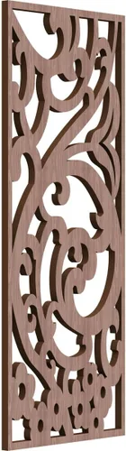 Miniatura 17 de Bridgewater - Paneles de pared decorativos de madera con calado, 9 3/8 pulgadas de ancho x 24 3/8 pulgadas de alto x 1/4 de alto, nogal
