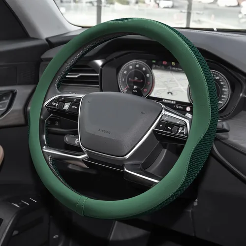 Miniatura 21 de Funda para Volante de Auto, Accesorios para Volante, Funda Universal de 15 Pulgadas de Microfibra Transpirable LCE de Seda, Protector Universal