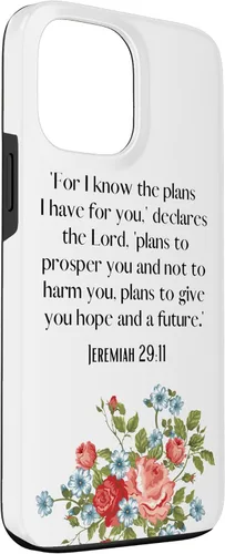 Miniatura 3 de iPhone 13 Pro Max Sé los planes que tengo para ti, dice el Señor Jeremías 29:11