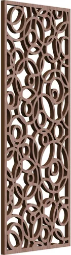 Miniatura 19 de Latrobe Paneles de pared decorativos de madera con calado, 9 3/8 pulgadas de ancho x 24 3/8 pulgadas de alto x 3/8 de alto, roble rojo rojo (Red Oak)