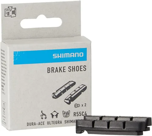 SHIMANO Pastillas de freno R55C4 Dura-Ace BR-9000/7900 ETC, Negro/Gris, Talla única