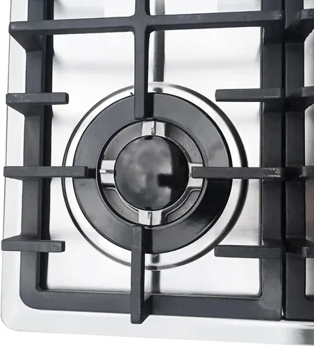 Miniatura 7 de 23 ″ x 20 ″ Cocina de gas empotrada Estufa de acero inoxidable de 4 quemadores NG/L-P-G Cocina Cocina Cocina Estufa de cocina empotrada Fácil