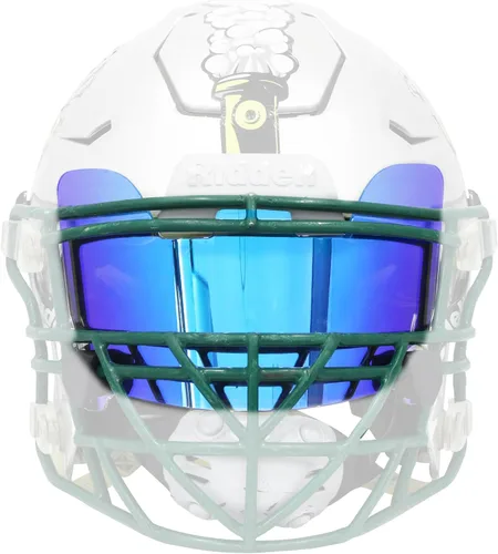 Miniatura 9 de Visera de fútbol transparente para adultos y jóvenes, protector de ojos con clips de visera de fútbol fácil de instalar para protección del casco