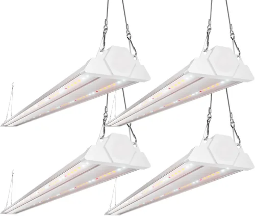 Miniatura 11 de FREELICHT Paquete de 1 luz LED de crecimiento de 4 pies, 60 W (equivalente a 350 W), rojo azul (660 nm+460 nm) luces de crecimiento de espectro