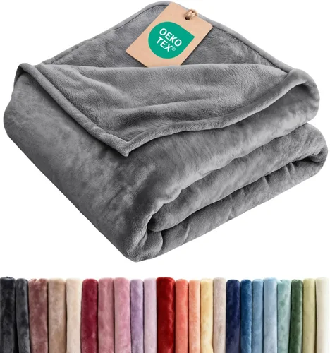 Miniatura 15 de Manta de forro polar ultrasuave para niños – Manta de franela de lujo para niños – Ligera para sofá, cama o silla – Gruesa, cálida y transpirable