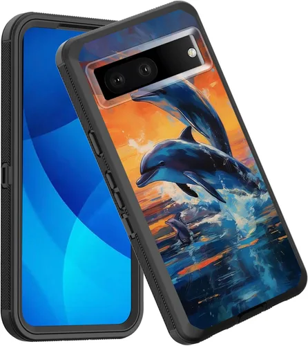 Miniatura 12 de Funda para Pixel 7a, a prueba de golpes, 3 capas, protección de cuerpo completo, resistente, de alto impacto, para Google Pixel 7a de 6.1 pulgadas
