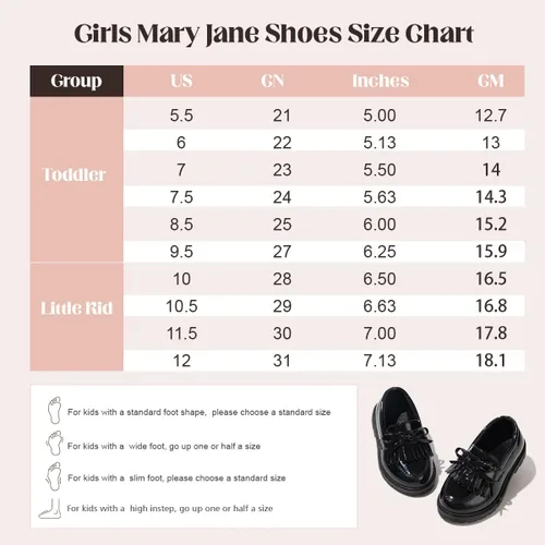 Miniatura 6 de KIDSUN Zapatos de vestir para niño y niña, cómodos zapatos Oxford con cordones para uniforme escolar, mocasines planos (bebéniño pequeño) E-negro