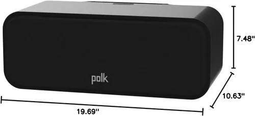 Miniatura 10 de Polk Signature Elite ES30 - Altavoz de canal central, altavoces de cine en casa, certificado Hi-Res Audio, compatible con Dolby Atmos y DTS:X