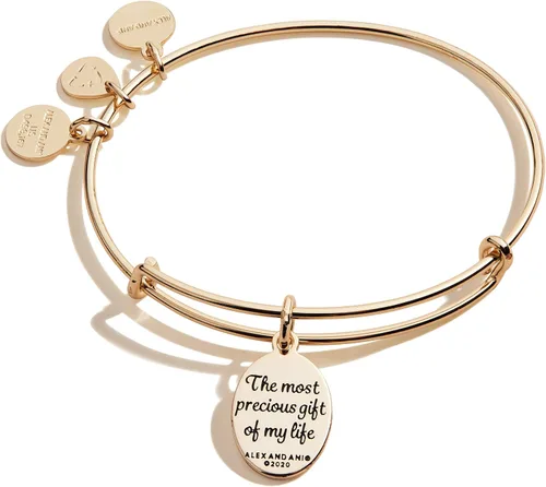 Miniatura 2 de Alex and Ani - Pulsera expandible de alambre para mujer, con dije significativo, colección Because I Love You, de 2 a 3.5 pulgadas