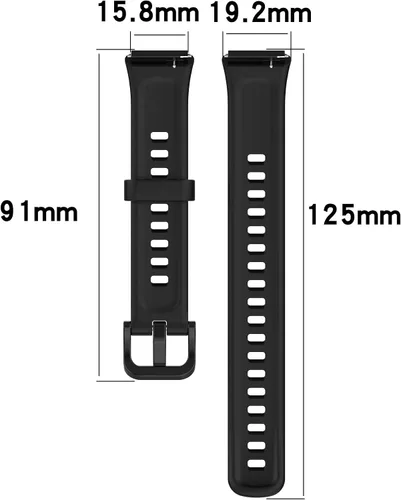 Miniatura 4 de FitTurn Paquete de 5 bandas deportivas ajustables de goma de silicona con estampado de camuflaje, accesorios para HUAWEI Band 7/Honor Band 7 Fitness