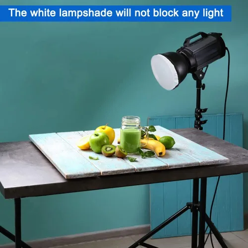 Miniatura 8 de findTop Paquete de 4 calcetines difusores de luz, cubierta elástica universal para lámpara de anillo de luz y fotografía de flash