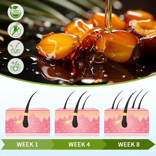 Miniatura 5 de Aceite de batana para el crecimiento del cabello 100% puro y natural, elimina las puntas abiertas, mejora el brillo del cabello y la piel, nutre