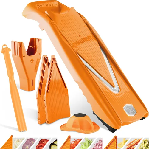 Miniatura 11 de Börner V5 PowerLine - Juego profesional de cortadores de verduras (7 piezas) • Cortador de verduras (cepilladora en V) para frutas y verduras +