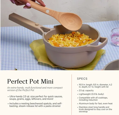 Miniatura 6 de Our Place Juego de utensilios de cocina – Kit de 13 piezas que incluye la sartén siempre, olla perfecta y espátulas Multifuncional, antiadherente
