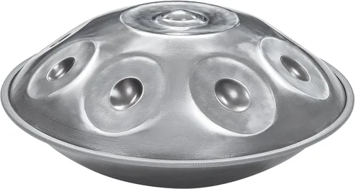 Miniatura 5 de Instrumento de tambor de acero Handpan 432Hz 10 notas en re menor 22 pulgadas hecho a mano, instrumento de percusión