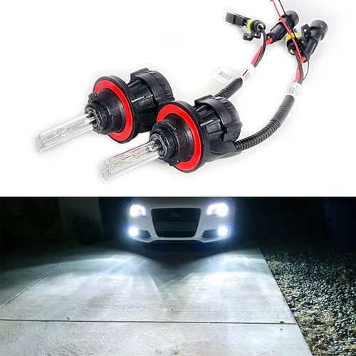 Miniatura 5 de Bombillas HID H4 9003 Bi-Xenon de 35 W superbrillantes de doble luz para faros delanteros, 10000 K, azul profundo, paquete de 2