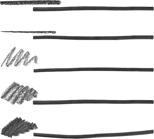 Miniatura 5 de Pacific Arc Artist Vine Charcoal - 4 palitos de carbón suave, negro para dibujar, dibujar y dibujar
