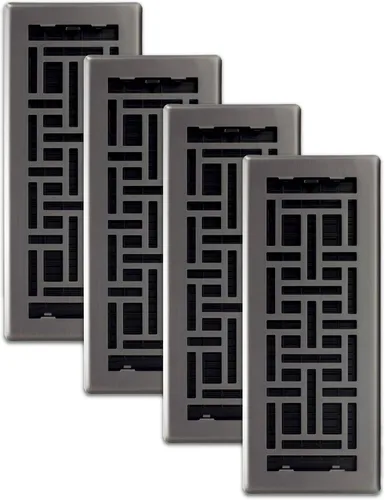 Miniatura 53 de Decor Grates Registro de suelo oriental AJH412-RB, 4 x 12 pulgadas, acabado de bronce frotado bronce (Rubbed Bronze Finish)