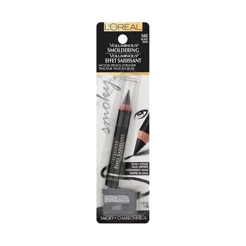 Miniatura 4 de L'Oreal Paris Voluminous Smoldering Liner, Negro [645] 0.09 oz (Paquete de 3)