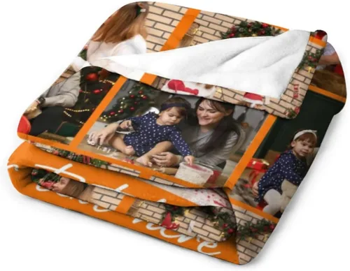 Miniatura 3 de IEK Manta personalizada, manta personalizada con foto, foto personalizada de la manta, foto personalizada de la manta, manta de regalo para mamá