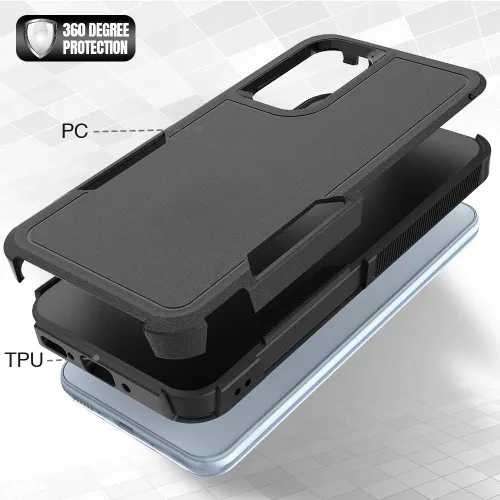 Miniatura 182 de Jeylly Compatible con Samsung Galaxy A22 5G Funda, Funda Samsung A22 5G con 2pcs protectores de pantalla de vidrio templado