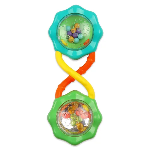 Miniatura 19 de Bright Starts Soothers & Shakers 7 piezas Set de regalo - Sonajeros, mordedores y juguetes para el cochecito sin BPA, unisex, para recién nacidos