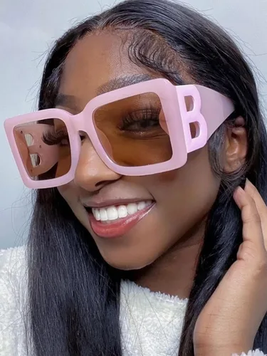 Miniatura 49 de PORADAY Gafas de sol cuadradas grandes de moda para mujeres y hombres, marco grueso negro de lujo, gafas de sol modernas con montura grande