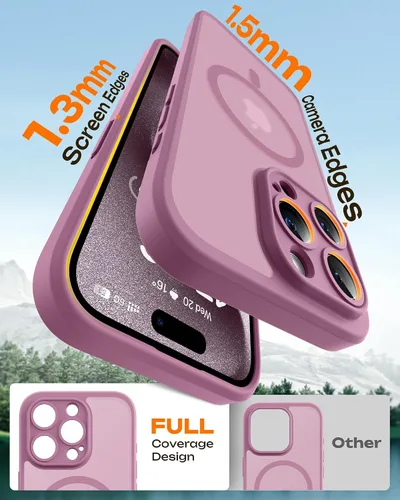 Miniatura 430 de TOCOL Funda para iPhone 11, compatible con Magsafe, protección completa de cámara, imanes integrados, protección contra caídas, funda translúcida