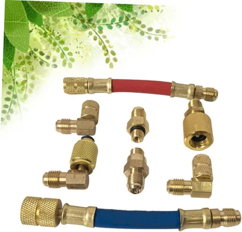 Miniatura 5 de Kit de conector de acoplador para coche r aire acondicionado adaptador manguera de alta gama acondicionado Conversión colector