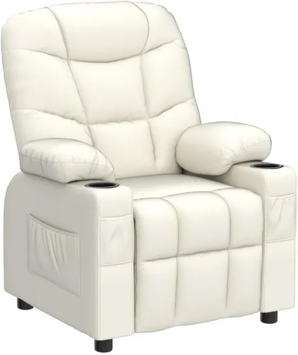 Miniatura 5 de Costzon Silla Reclinable para Niños con Portavasos, Silla de Descanso Ajustable con Reposapiés y Bolsillos Laterales para Habitación de Niños